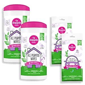 51CfBeGq8-L._SX300_SY300_QL70_ML2_ Review of Dapple Baby All Purpose Wipes Hypoallergenic Cleaning with Lavender
