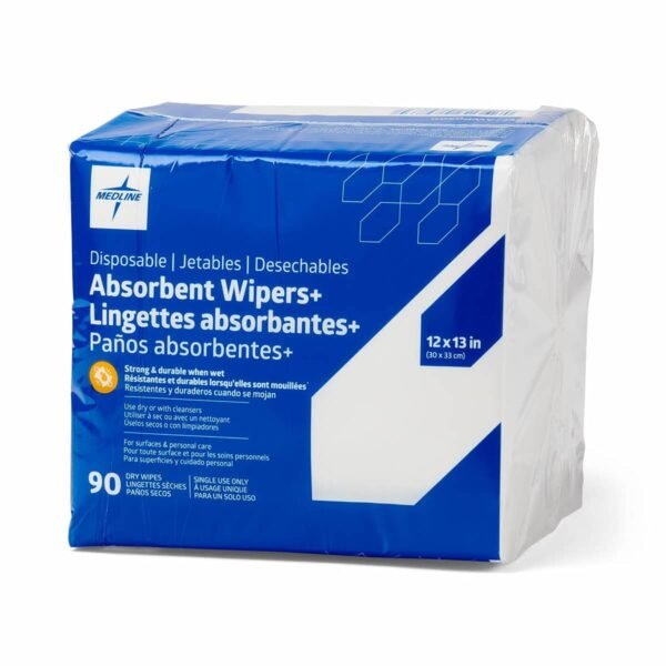 61Sr-ECqBxL._SL1200_ Review of Medline Absorbent Wipers+ Disposable Heavy Duty Dry Wipes Performance