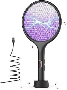 7114hDWE-mL.__AC_SX300_SY300_QL70_ML2_ YISSVIC Electric Fly Swatter Review Powerful Bug Zapper Racket for Indoor and Outdoor Use