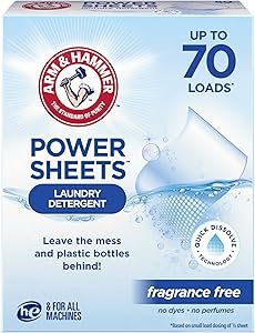 71KNVj-NEL._AC_SY300_SX300_ ARM & HAMMER Power Sheets Laundry Detergent review fragrance-free cleaning for tough stains