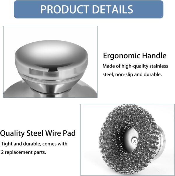 Steel Wool Scrubber Review Onewly Stainless Steel Set for Dishes and Grills