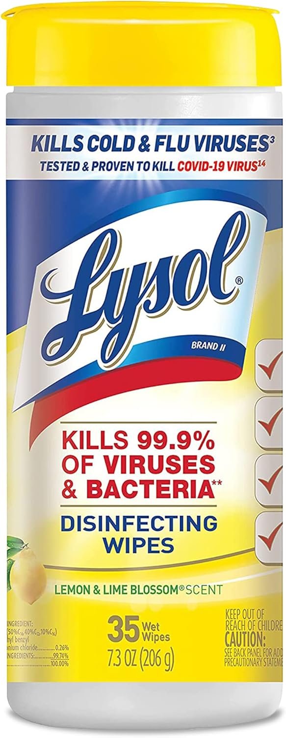 71hQa5853NL._AC_SL1500_ Review of Lysol Disinfectant Wipes Lemon Scent for Multi-Surface Cleaning Effectiveness