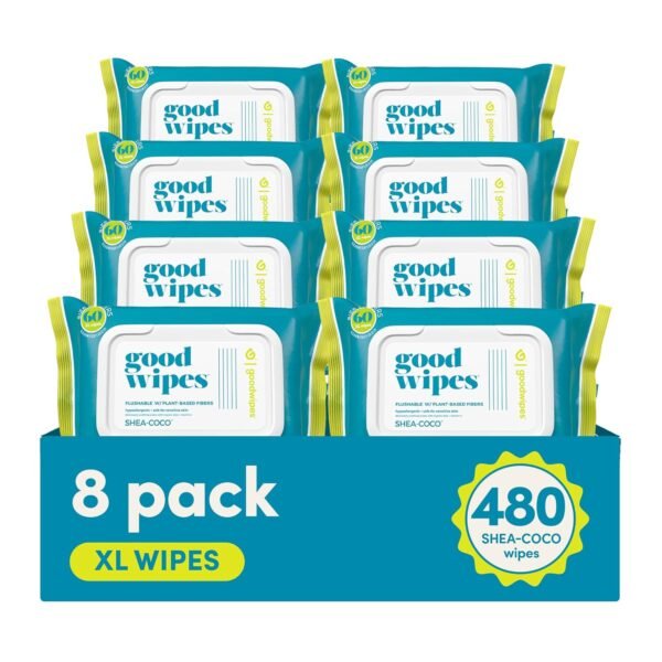 81RvJZN7FL._SL1500_ Review of Goodwipes Flushable Butt Wipes Shea Coco for Gentle Cleansing
