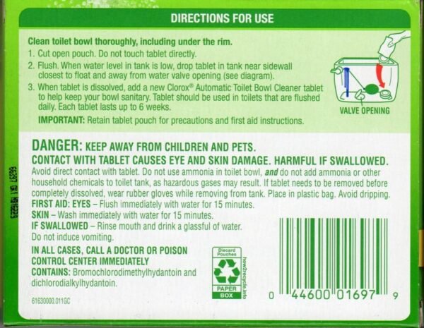 Clorox Automatic Toilet Bowl Cleaner Tablets review does it really repel tough stains
