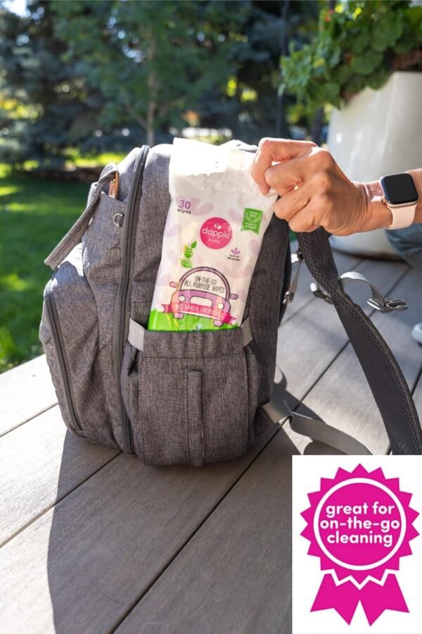 81bfrjEIbuL._SL1500_-1 Review of Dapple Baby All Purpose Wipes Hypoallergenic Plant-Based Cleaning Wipes