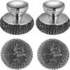 Steel Wool Scrubber Review Onewly Stainless Steel Set for Dishes and Grills