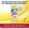 Lysol Disinfectant Wipes Lemon and Lime Blossom 35ct review for cleaning efficiency