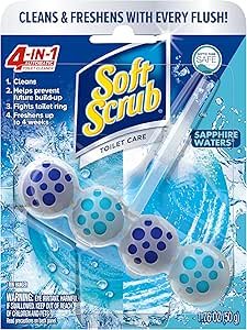Soft Scrub 4-in-1 Toilet Cleaner Sapphire Waters Review for Fresh, Long-Lasting Clean
